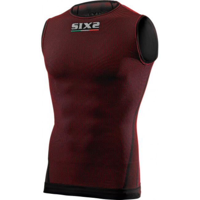 Six2 Maglia Termica Moto Dark Red Unisex